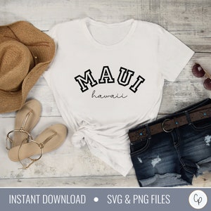 Maui SVG | Hawaiian Island Svg | City Svg | USA Svg | Tshirt Cut Files | Hawaii Love svg | Hawaii svg