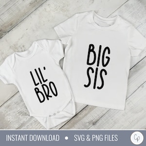 Kleiner Bruder SVG | Big Sis svg | Bruder Schwester svg | Kleiner Bro svg | Große Schwester svg | Sibling svg | Bruder Schwester Shirts | Geschwister Shirts