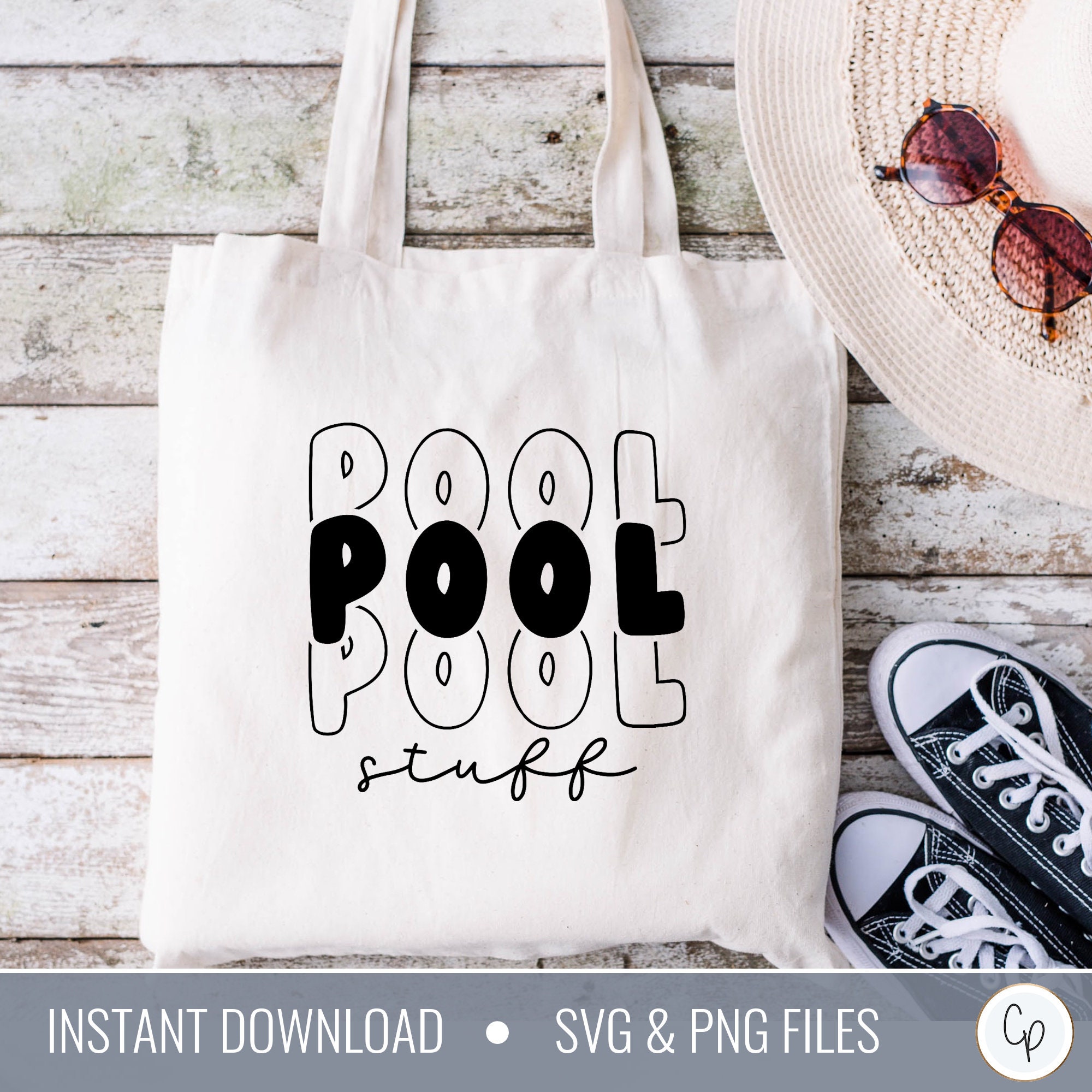Pool Stuff SVG | Pool Bag Svg | Tote Bag Svg | Summer Svg | Vacation ...