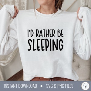 Ich würde lieber schlafen SVG | Ich bin ErwachetSvg | Lustiges Shirt SVG | Sarkastischer Spruch | Nickerchen SVG | Sarkasmus SVG | Wochenende svg | Schlaf svg