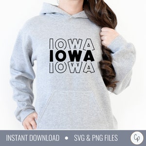 Iowa SVG | Iowa is my Home Svg | Home Svg | USA Svg | Tshirt Cut Files | Iowa Love svg | Iowa svg | State svg | Stacked svg