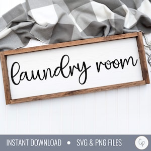 Laundry Room SVG | Laundry Svg | Laundry Sign Svg | Wood Sign Svg | Farmhouse Svg | Laundry Room Sign | Cricut Cut File | Svg For Cricut