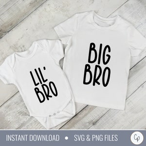 Großer Bruder SVG | Lil Bro svg | Brüder svg | Big Bro svg | Kleiner Bro svg | Sibling svg | Bruder Shirts | Geschwister Shirts