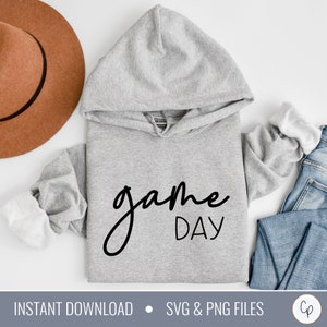 Speldag SVG | Basketbal, voetbal, honkbal | Moeder Svg | Sport-svg | Minimalistische Svg | Coach-svg | Superbowl-svg | Groot spel | Thuiskomst