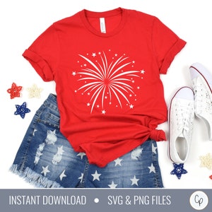 Feu d'artifice SVG | Svg 4 juillet | Svg patriotique | Liberté Svg | Heureux quatrième SVG | étoiles et rayures Svg | Svg fête de l'indépendance