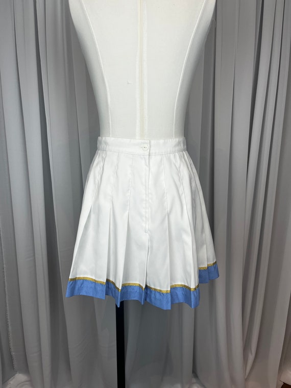 Vintage 1980s Cheerleading Tennis Skirt Made in U… - image 3