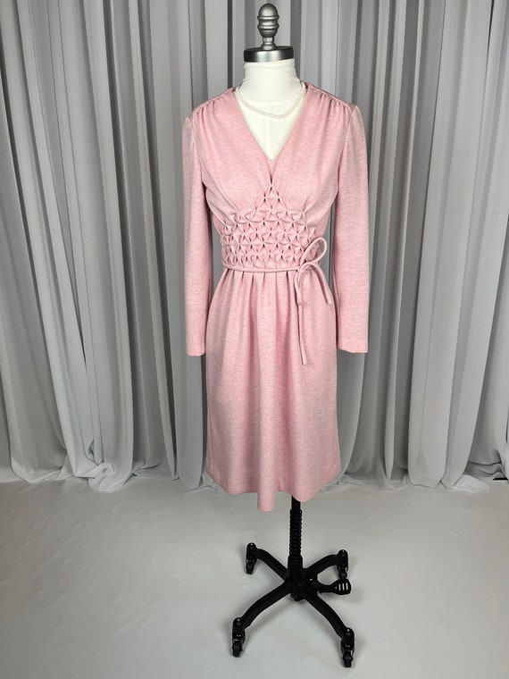 Vintage 1960s Dusty Pink Designer Parnes Feinstei… - image 1
