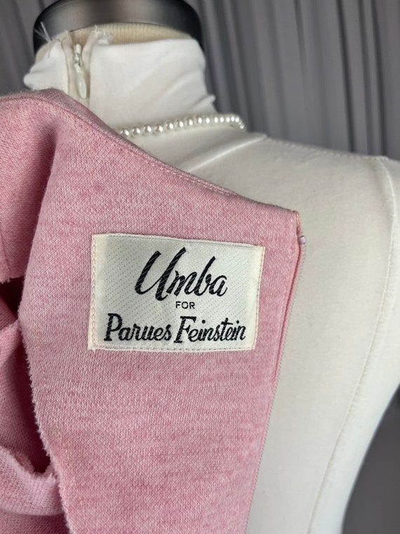 Vintage 1960s Dusty Pink Designer Parnes Feinstei… - image 6
