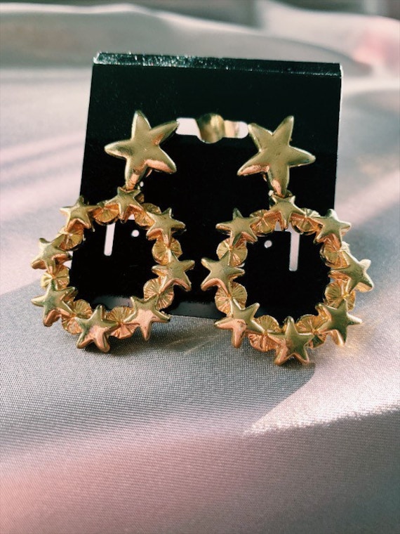 Celestial Babe Lucky Star Earrings - image 1