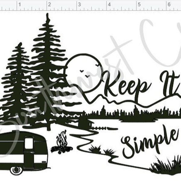 KEEP IT SIMPLE Autocollant en vinyle