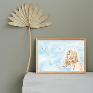 Carte aquarelle - Taylor Swift - 1989 Album Taylor's Version