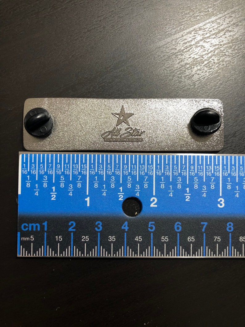 Wide Set Posts for wider police Mourning Badge Cover LEO and first responder badges
