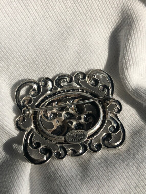 Vintage Danecraft Sterling Silver Brooch - image 3