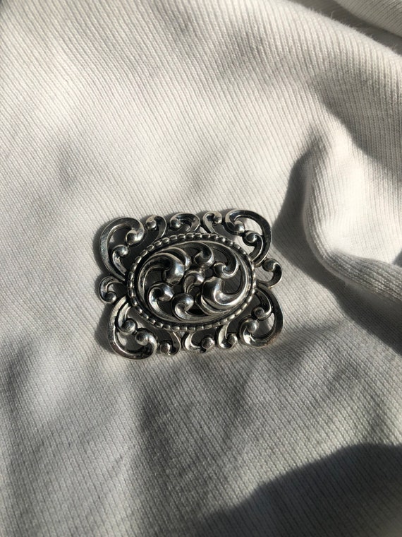 Vintage Danecraft Sterling Silver Brooch