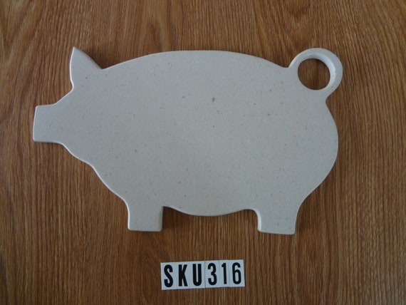 Pig Shaped Corian Cutting Board Etsy