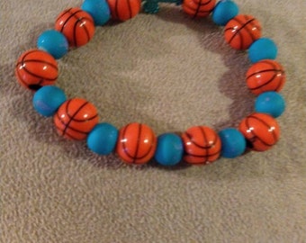 2 Team Bracelet: basketball