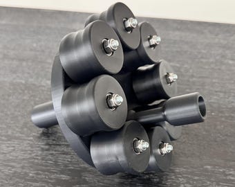 Notched 3D Printed Angiowheel "Manny" Manual Hand Spun Crank