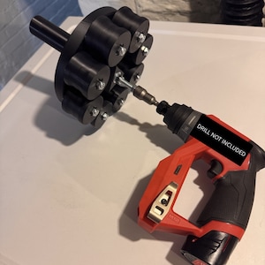 Angiowheel &quot;Mech&quot; impresso em 3D com entalhe e manivela fiada