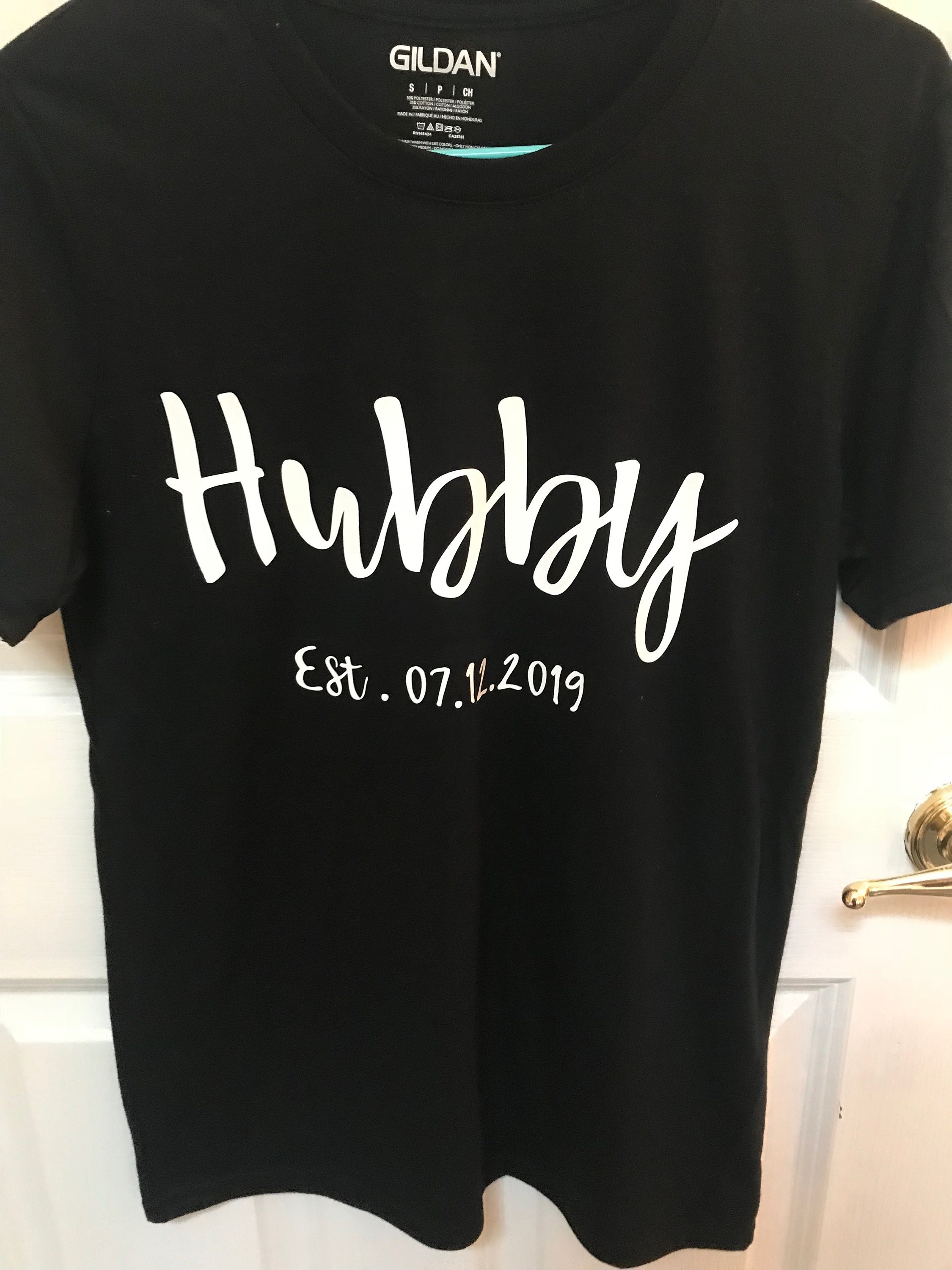Hubby T-shirt | Etsy India