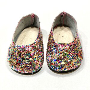 Glitter Sparkle Slip-On Shoes and Headband with Accessories, for 18 Inch dolls image 4