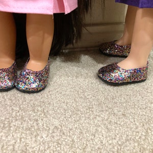 Glitter Sparkle Slip-On Shoes and Headband with Accessories, for 18 Inch dolls image 7