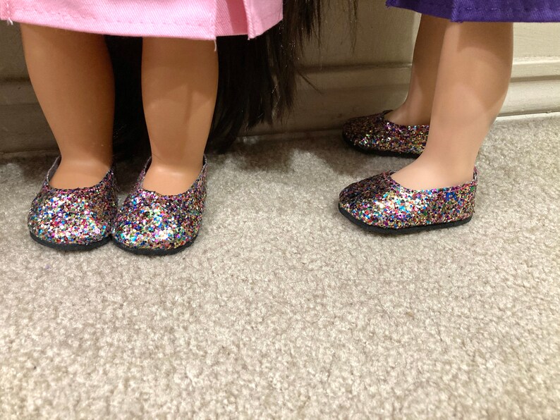 Glitter Sparkle Slip-On Shoes and Headband with Accessories, for 18 Inch dolls image 7