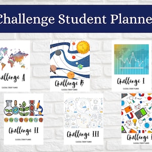 2025-26 Challenge Planner - and - Resource Notebook Pack - Printable PDF Download - for All Levels: A, B, 1, 2, 3, and 4