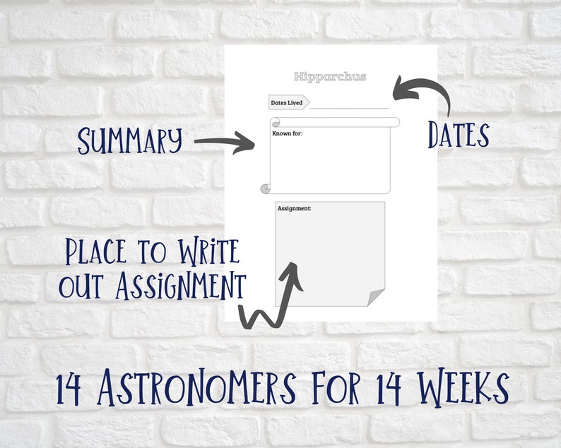 History of Astronomy Notebook and Origins Study, Challenge B Student Research Journal for Classical Conversations Students image 3