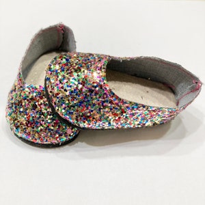 Glitter Sparkle Slip-On Shoes and Headband with Accessories, for 18 Inch dolls image 3
