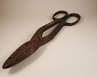 J. WISS & SONS antique no. 7 tin snips