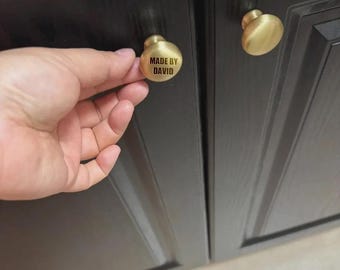 Gebürstetes Messing Schrank Knöpfe,Schrank Knäufe,Schubladenknäufe,Custom Gravierte Kleiderschrank Knäufe,Küche Hause Ersatz Knöpfe,Tür Schrank Griffe