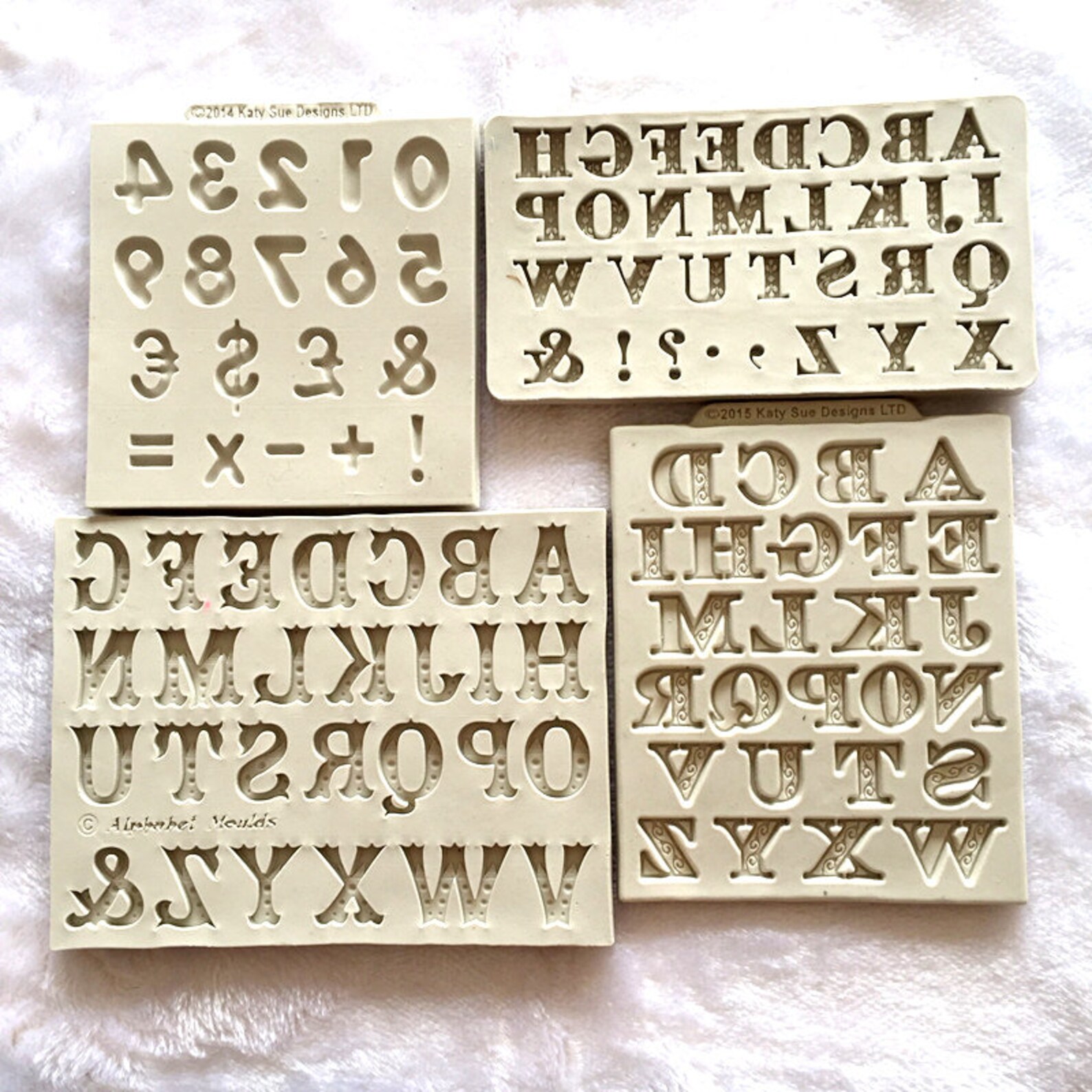 Letter Mold/letter Mold Alphabet Silicone Rubber/alphabet Etsy