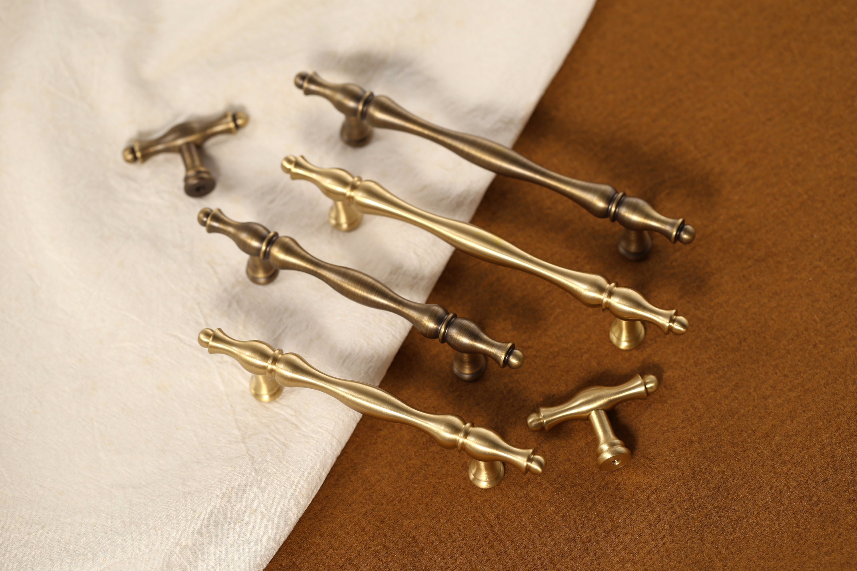 Custom Engraved French Vintage Cabinet Handles,kitchen Cupboard Knobs ...