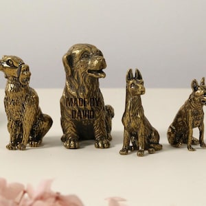 Puppy solid brass drawer knobs,Golden retriever cabinet knob,Custom Engraved furniture improvement handles,Animal wardrobe dresser dog pulls