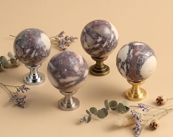 Viola luxury marble drawer knobs,Round ball cabinet knobs,furniture improvement knobs,Custom Engraved dresser pulls,Kitchen knob,Door handle