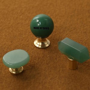 Natural crystal stone brass knobs,minimalist cabinet pulls,furniture improvement knobs,Custom Engraved furniture replacement knobs handles