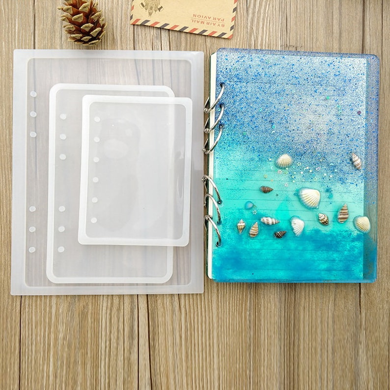 Notebook cover Resin Silicone Mould /Silicone Resin Mold / Etsy