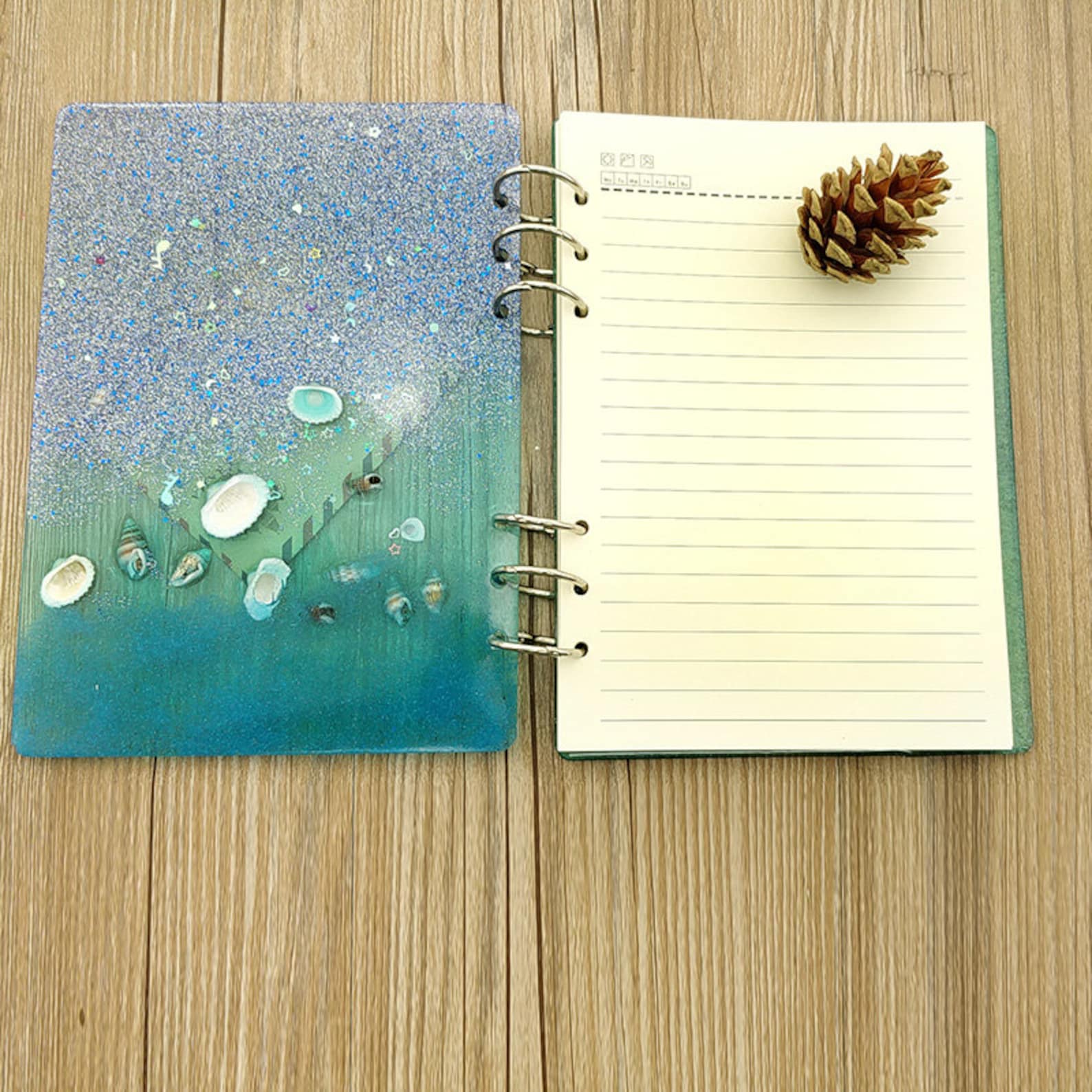 Notebook cover Resin Silicone Mould /Silicone Resin Mold / Etsy