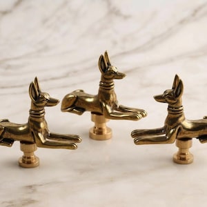 Anubis solid brass drawer knobs,Cupboard door pulls,cabinet knobs,furniture improvement handles,Custom Engraved wardrobe dresser pulls