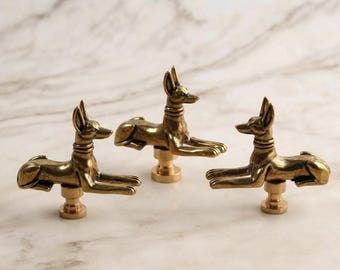 Anubis solid brass drawer knobs,Cupboard door pulls,cabinet knobs,furniture improvement handles,Custom Engraved wardrobe dresser pulls