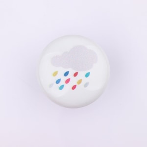 Rainbow Nursery Knobs, Kids Room Cabinet Knobs, Furniture Improvement ...