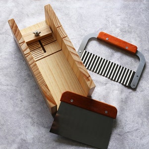 Set med 3 tvålskärare justerbar trälåda avfasningshyvel skärverktyg