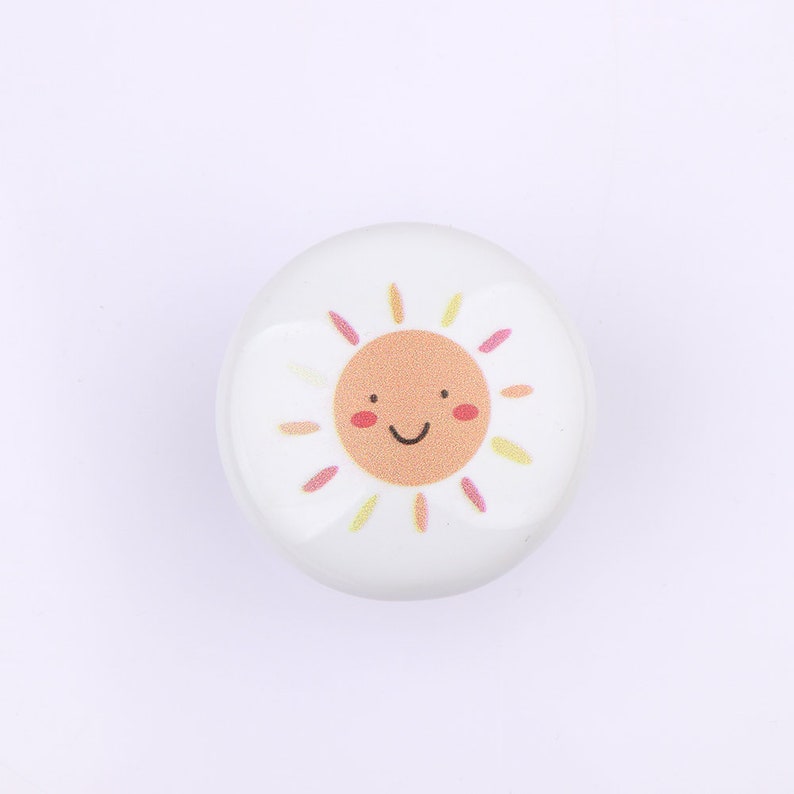 Rainbow Nursery Knobs Kids Room Cabinet Knobs Furniture - Etsy
