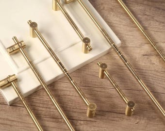 Custom Engraved Adjustable cabinet handles,brass extra long cabinet pulls,furniture replacement knobs,bronze wardrobe door handles pulls