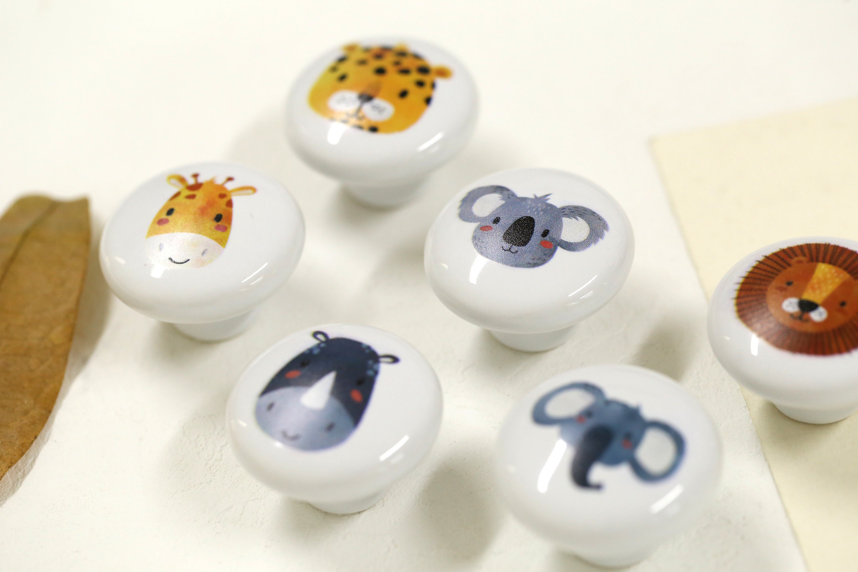 Animal Nursery Knobs Kids Room Cabinet Knobs Furniture - Etsy