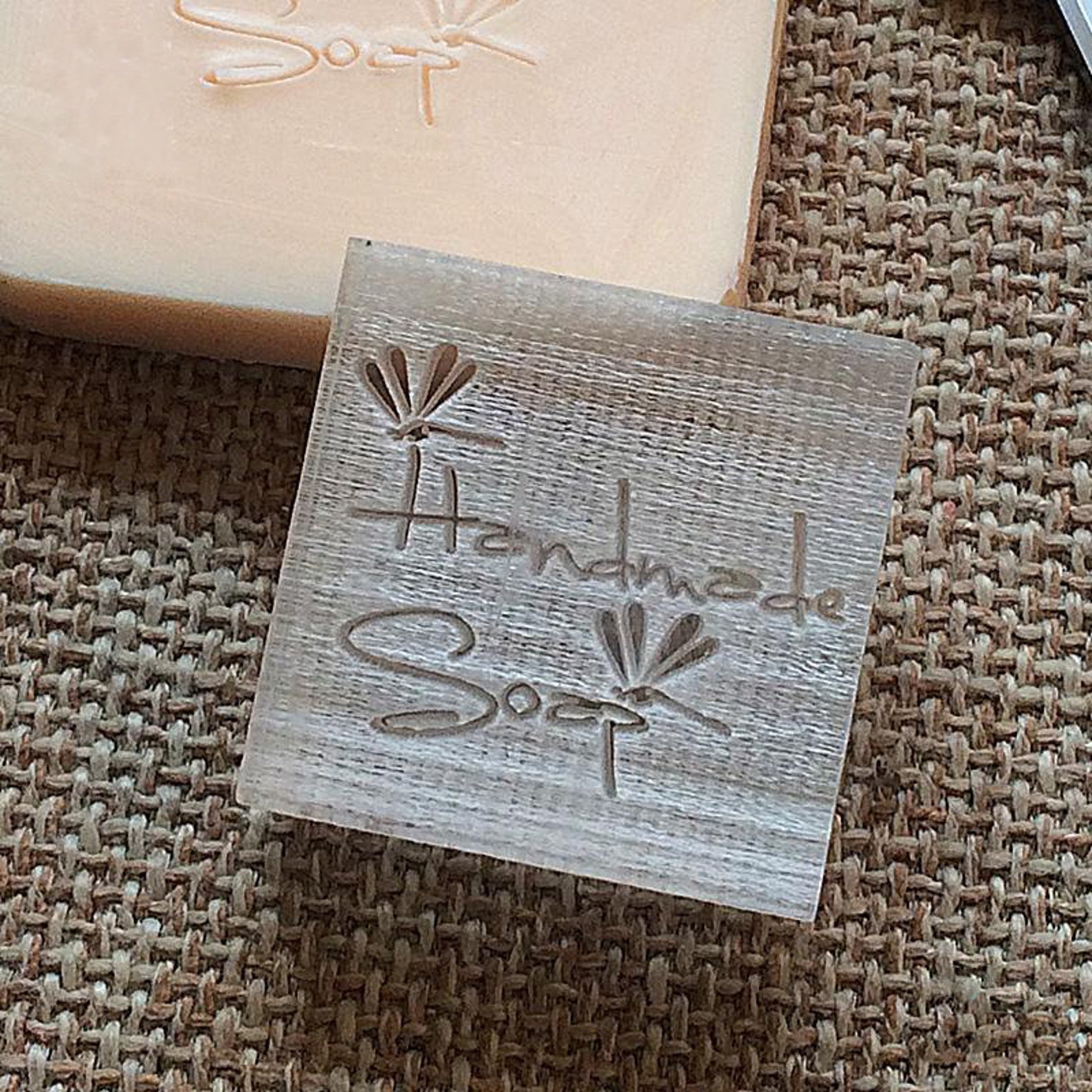 Handmade Soap Stamp Design Soap Stamp Handmade With Love Soap Etsy