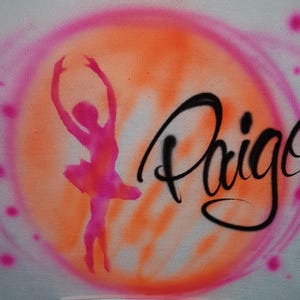 Airbrush Hat, Dancer/Gymnast Hat Silhouette