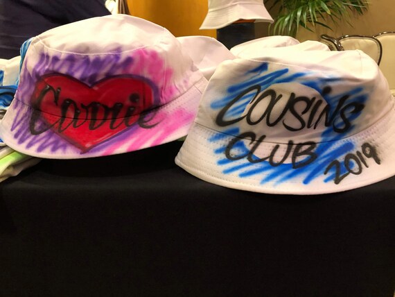Bucket Hat Custom Airbrush Bucket Hat 