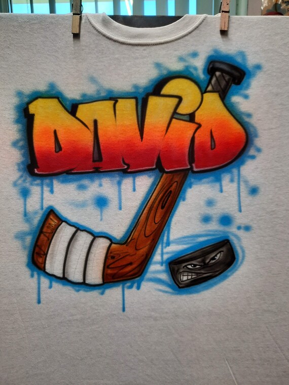 Hockey Graffiti, Hockey Stick, Hockey Puck, Graffiti Hockey