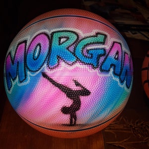 Full Size Basketball with Custom Airbrush Design FREE SHIPPING image 7